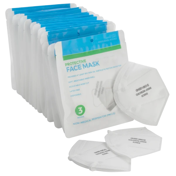 60-Pack: KN-95 Non-Medical Respirator Face Masks