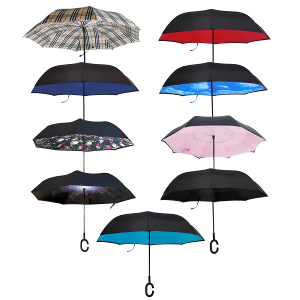 SwissTek Double Layer Windproof UV Protection Umbrella