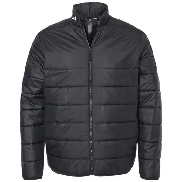 Adidas Men's 3-Stripes Full-Zip Puffer Jacket