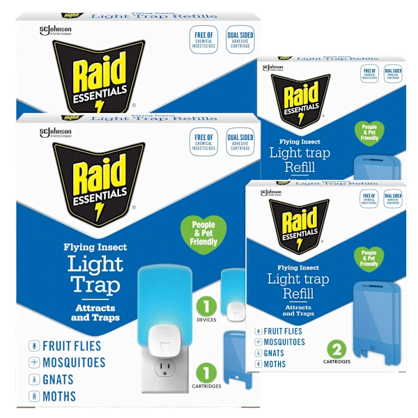 8-Piece Raid Essentials Flying Bug Trap Bundle