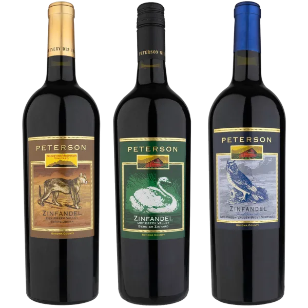 Peterson Single Vineyard Zinfandels