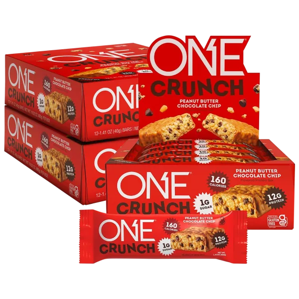 36-Pack: ONE Peanut Butter Chocolate Chip Crunch Protein Bars