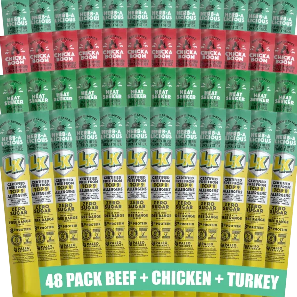 48-Pack: Lorissa's Kitchen Meat Sticks