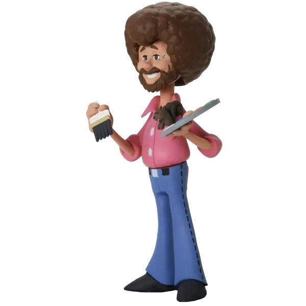 Toony Classics Bob Ross Action Figure