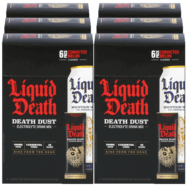 36-Pack: Liquid Death Electrolyte Death Dust Hydration Powder