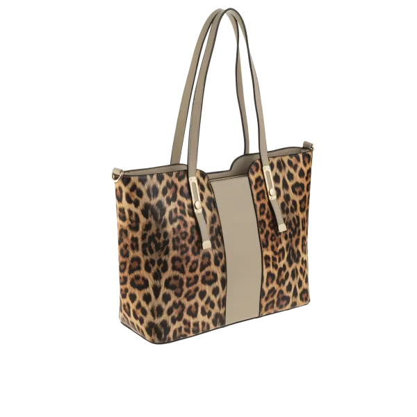 La Terre Fashion Leopard Print Tote