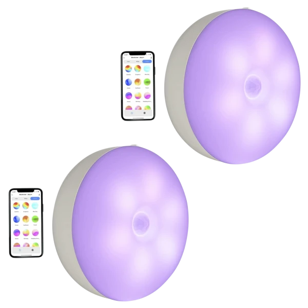 2-Pack: BlissLights BlissEmber Color Changing LED Plug-in Night Light