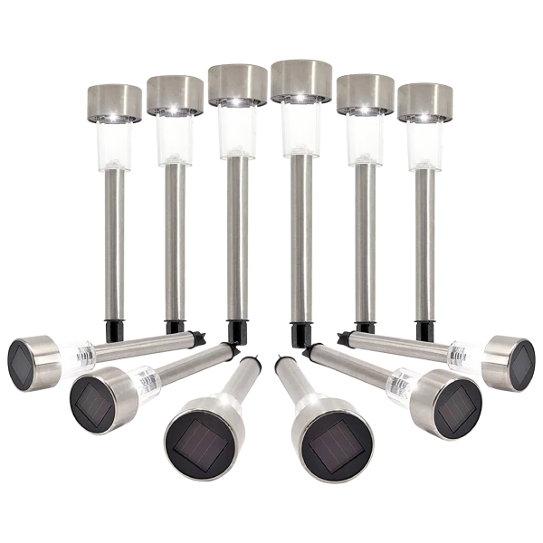 12-Pack: Eternal Living Premium Solar Pathway Lights