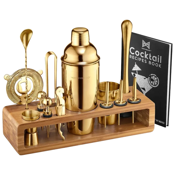 Mixology 23-Piece Gold Bartender Set
