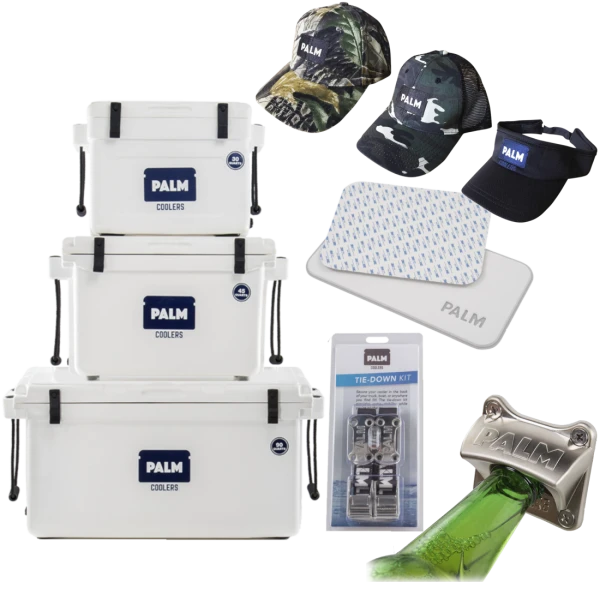 PALM Rotomolded Cooler with Accessory Kit (30, 45 & 90QT)