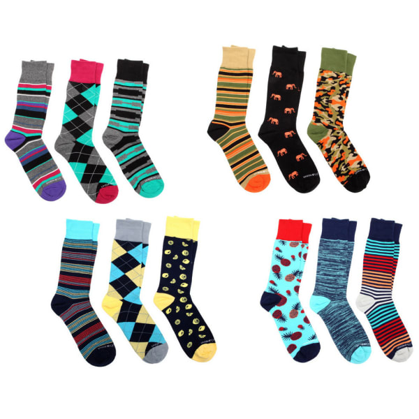 3-Pack: Unsimply Stitched Men's Dress Socks