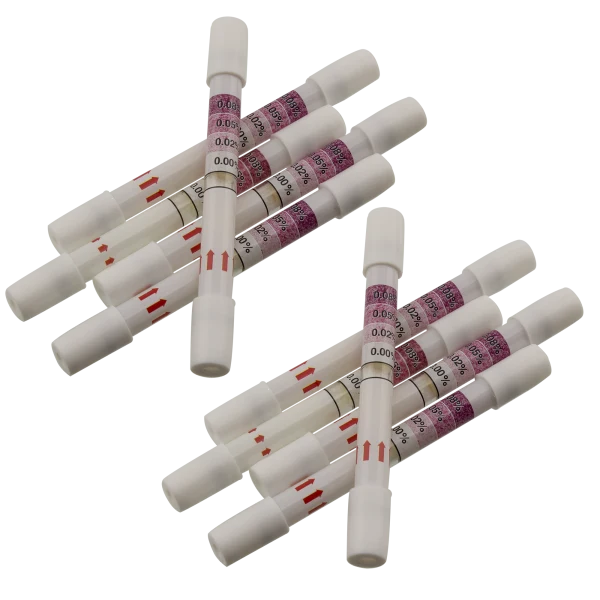 5- or 10-Pack: Alcograd Single-Use Breathalyzers