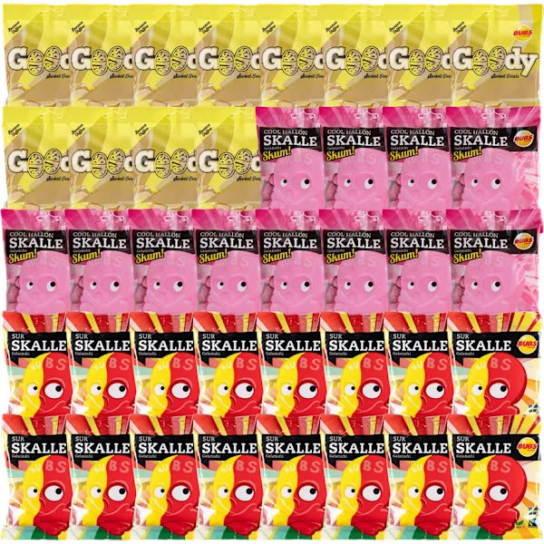 40-Pack: BUBS Swedish Candy Variety