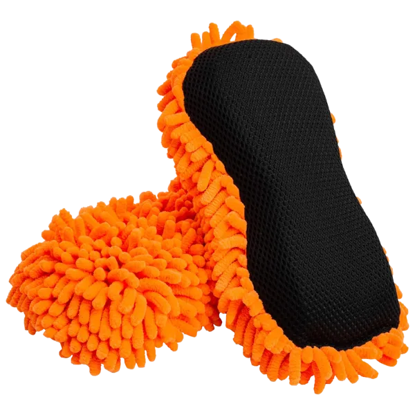 2-Pack: ScrubIt Chenille Microfiber Car Wash Sponges