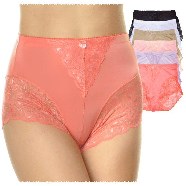 6-Pack: Angelina High Waist Light Control Briefs
