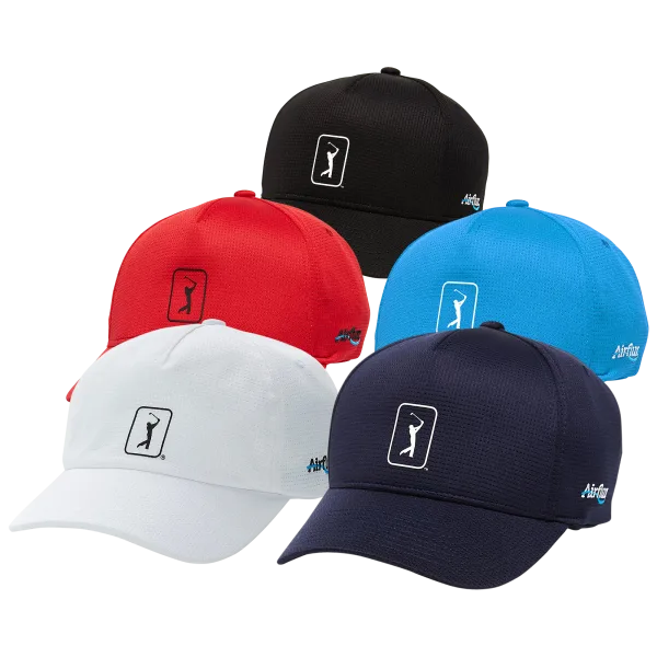5-Pack: PGA Tour Airflux Mesh Caps