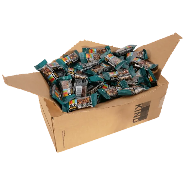 144-Pack: KIND Minis Dark Chocolate or Caramel Almond & Sea Salt Bars