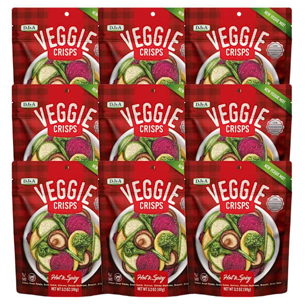 9-Pack: DJ&A Veggie Crisps