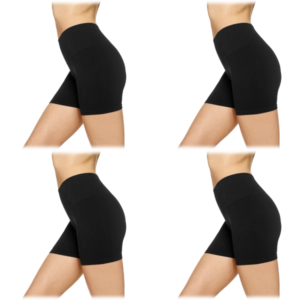 4-Pack: No Nonsense Seamless Slip Shorts