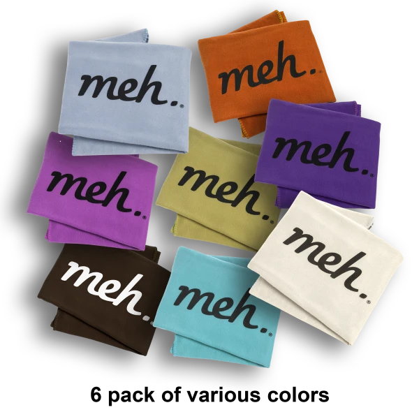 6-Pack: 50"x60" Fleece Blankets With Or Without Meh Logo