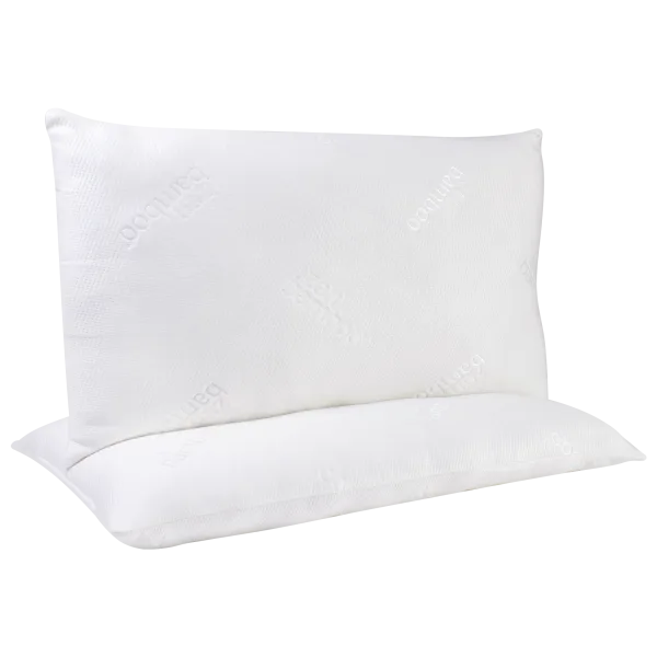 2-Pack: Zen Bamboo Plush Cooling Gel Fiber Pillows