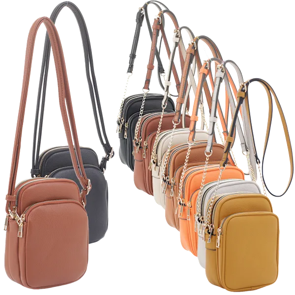Poppy & Harper Triple Compartment Crossbody