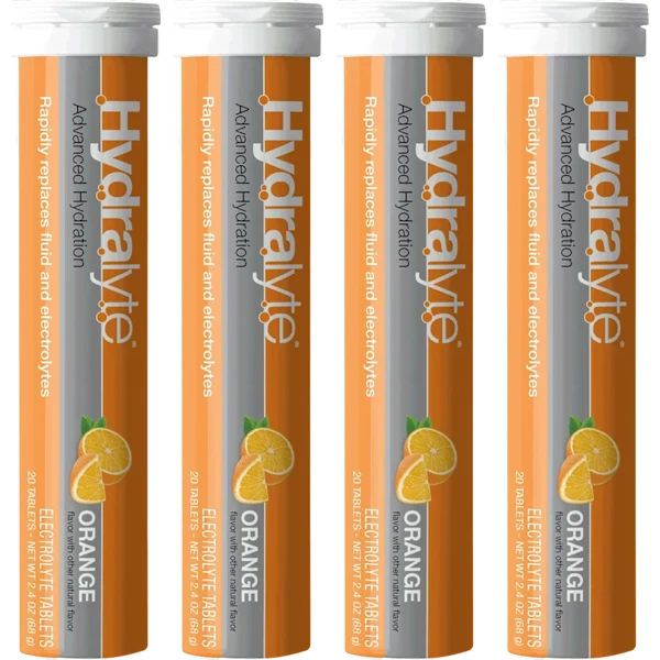 4-Pack: Hydralyte Electrolyte Tablets