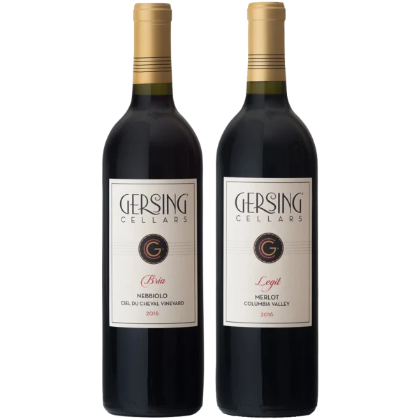 Gersing Cellars Nebbiolo and Merlot