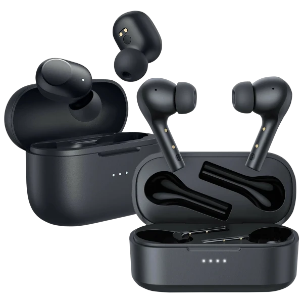 Aukey Wireless Earbuds with Wireless Charging Case (Stem or Stemless)