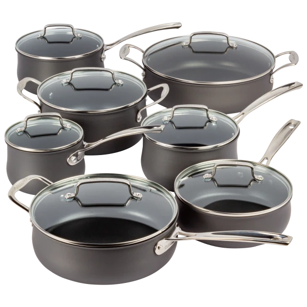Cuisinart 14-Piece Nonstick Hard-Anodized Cookware Set