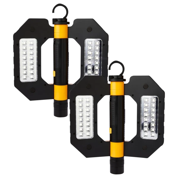 2-Pack: Bell + Howell Butterfly Multi-Positional LED Work Lights