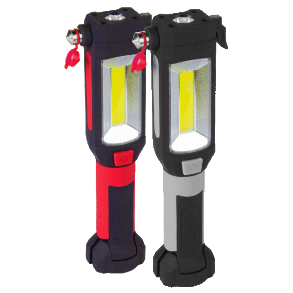 2-Pack: SecureBrite 9-in-1 Emergency Auto Tool with Flashlight