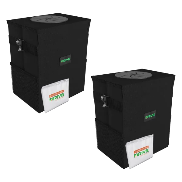2-Pack: Drive Auto Collapsible Car Trash Can with 20 Bags