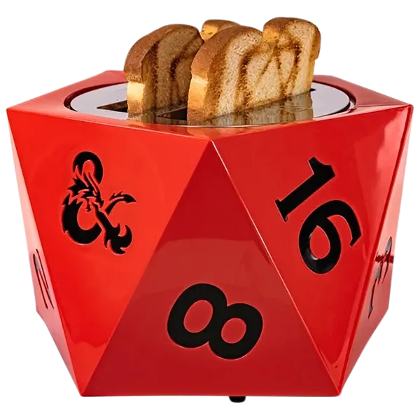 Uncanny Brands Dungeons And Dragons Halo 2-Slice Toaster