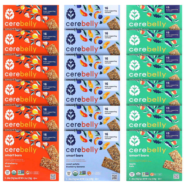 90-Pack: Cerebelly Organic Smart Bars