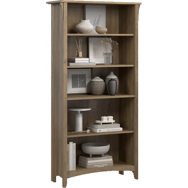 Bush Home Salinas Tall 5 Shelf Bookcase