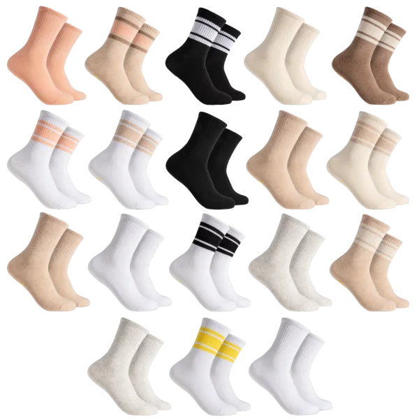18-Pack: Circus Ny by Sam Edelman Crew Socks