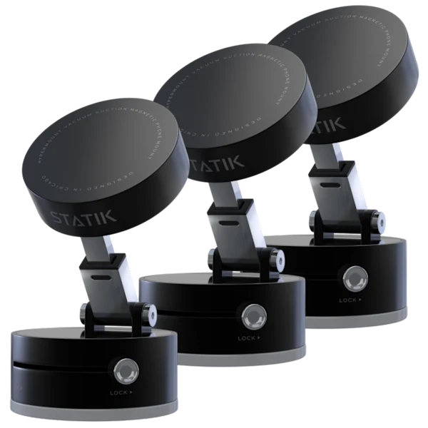 3-Pack: Statik HyperMount Gen 2 Magnetic Phone Holders