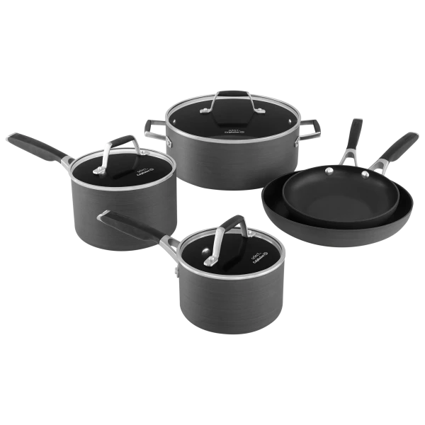 Calphalon 8-Piece Hard Anodized Dishwasher Safe Cookware Set