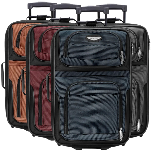 Travel Select Amsterdam Softside Expandable Carry-on Luggage with Rolling Wheels
