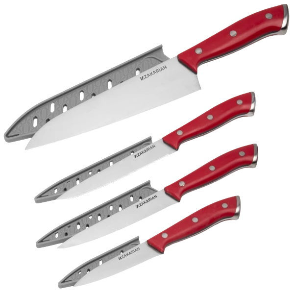 Zakarian by Dash 4-Piece Full Tang Cutlery Set