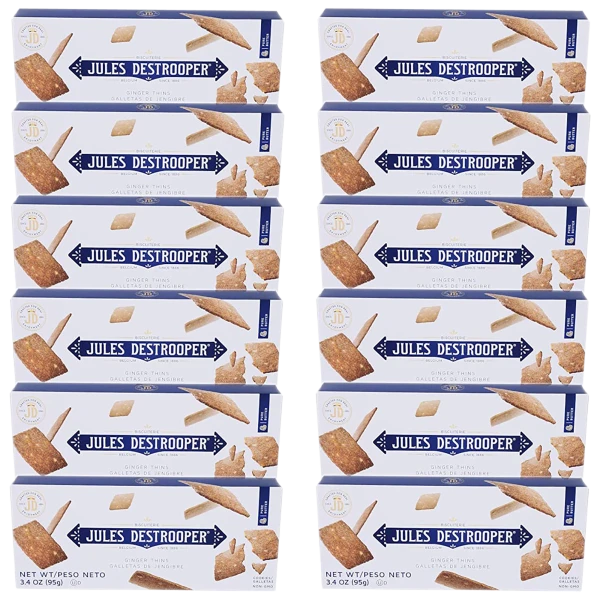 12-Pack: Jules Destrooper Ginger Thins