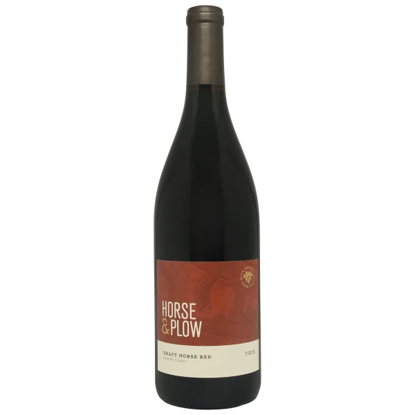 Horse & Plow Draft Horse Red