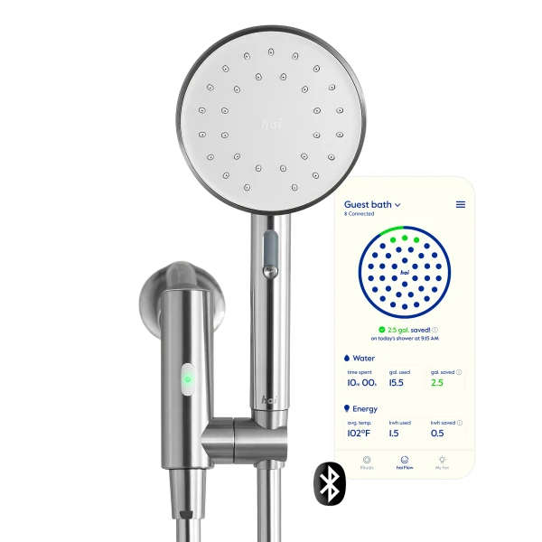 hai Smart Self-Powered Water-Saving 1.8GPM Shower Head