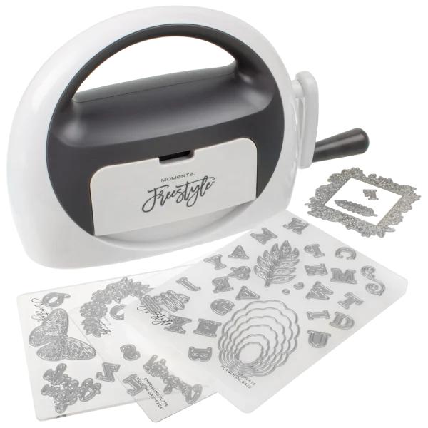 Momenta Freestyle Die Cutting Machine and 44-Piece Metal Die Bundle