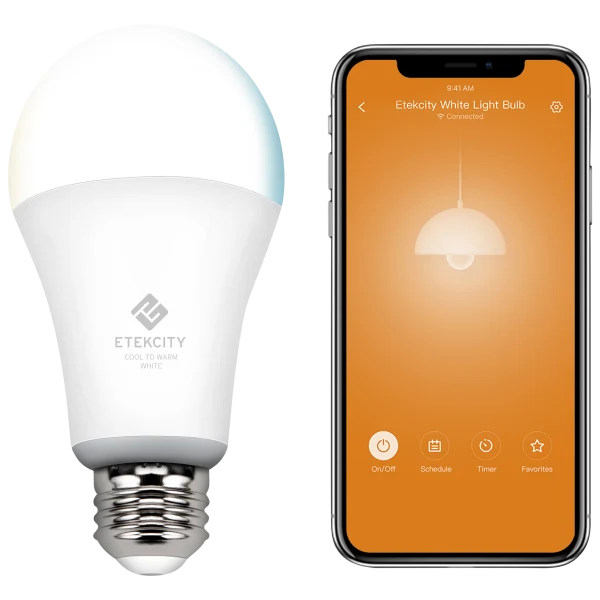 6-Pack: Etekcity Smart Led Dimmable Cool-To-Warm Light Bulbs