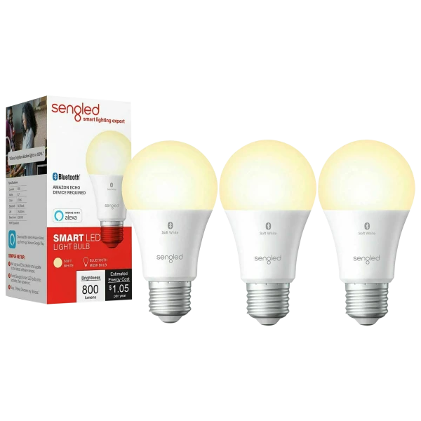 3-Pack: Sengled Dimmable LED Smart Bulbs