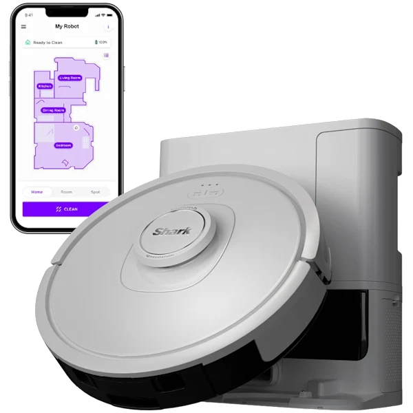 Shark Robot Vacuum with 60-Day Self-Empty Base and LiDAR (Certified Renewed)