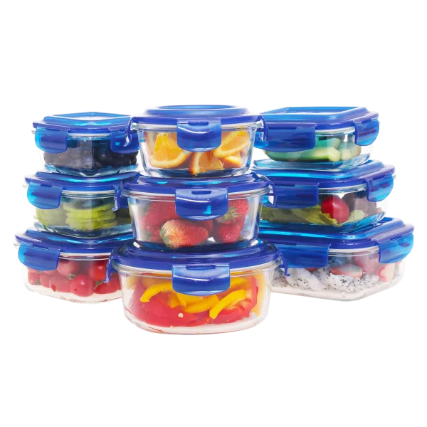 Coccot 18-Piece Glass Food Storage Set