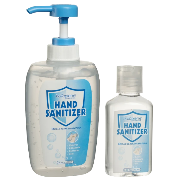 Bellapierre Hand Sanitizer (Choice of 10.4oz Pump or 3.3oz Travel Multipacks)